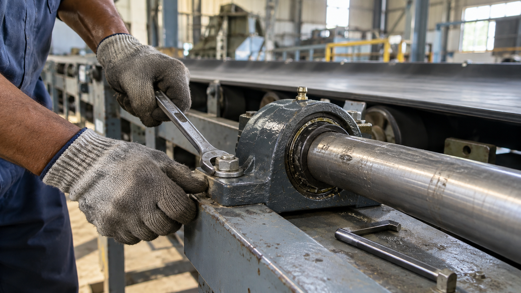 how to replace a pillow block bearing